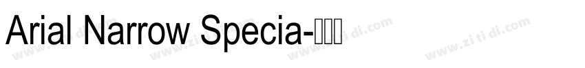 Arial Narrow Specia字体转换